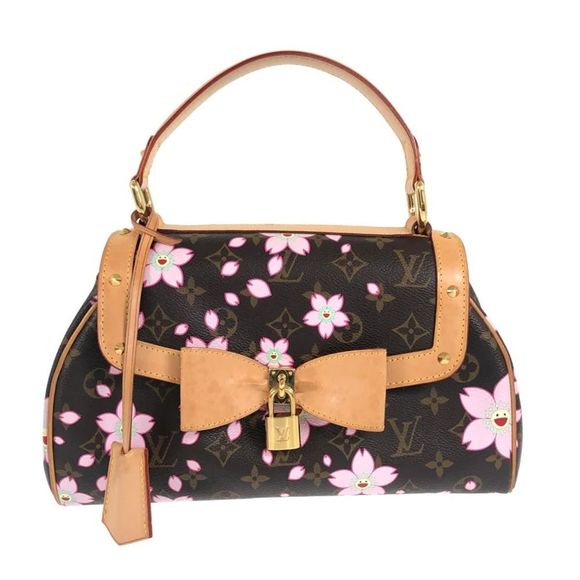 Louis Vuitton Cherry Blossom Sac Retro PM Handbag black - Picture 14 of 14